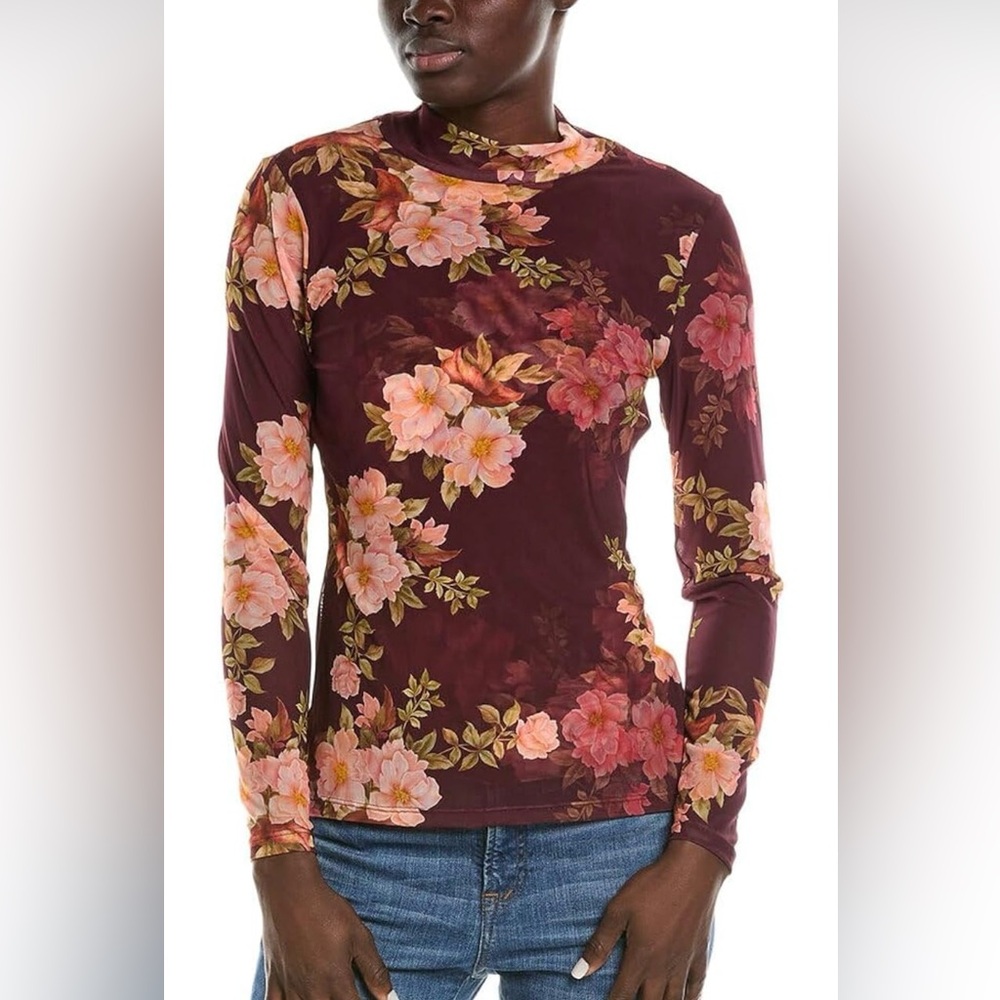 NWT Johnny Was Women's Spell of Winonna Mesh T-Shirt M